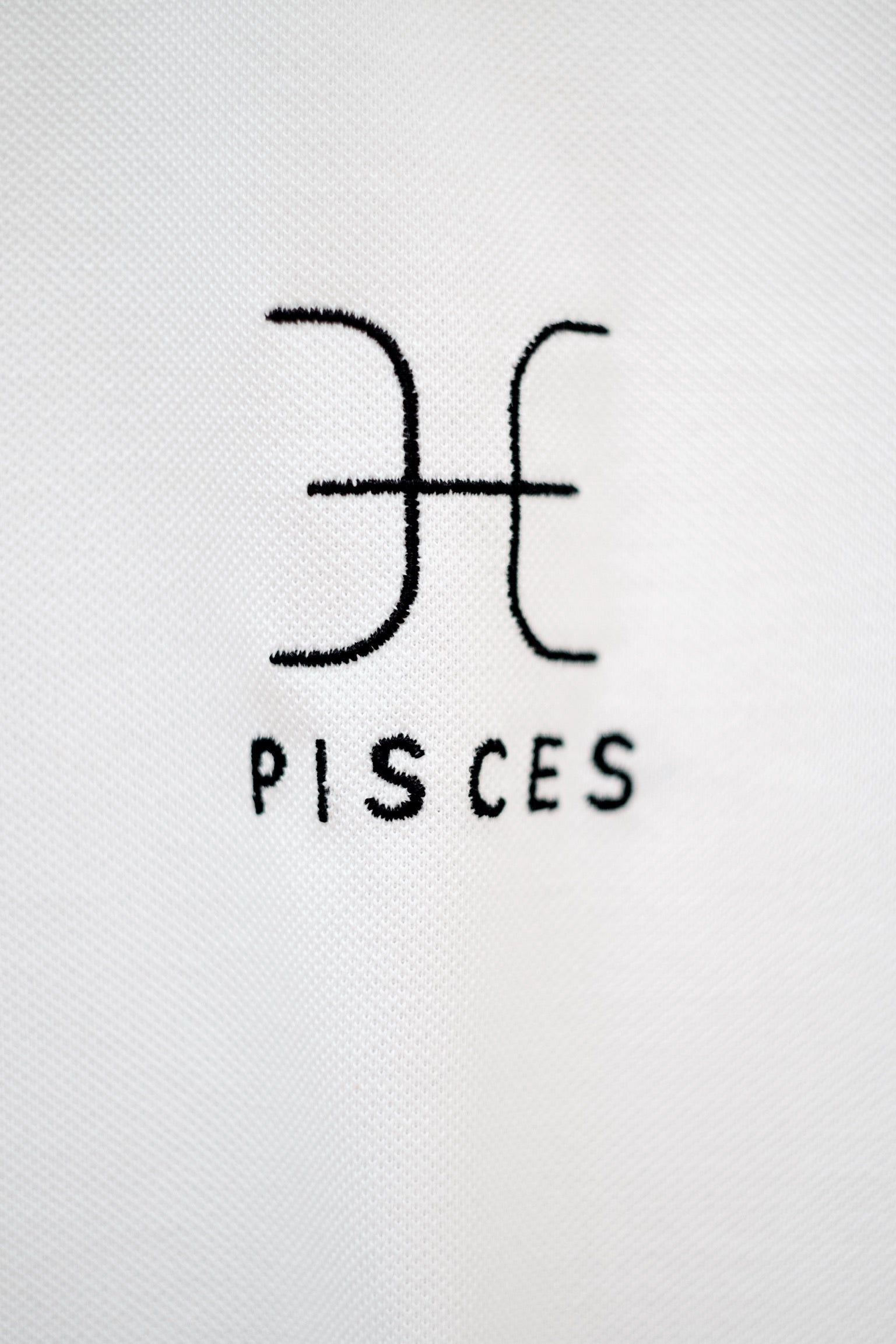 Pisces Embroidery Zodiac Tee