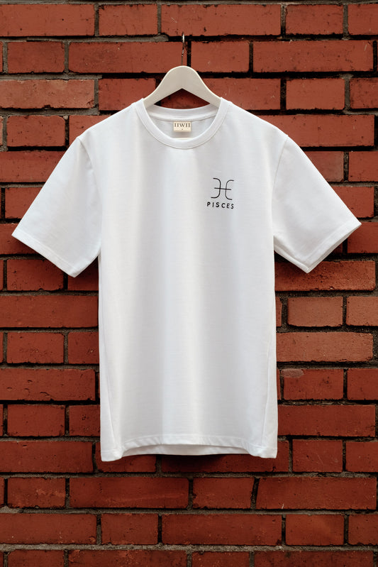 Pisces Embroidery Zodiac Tee